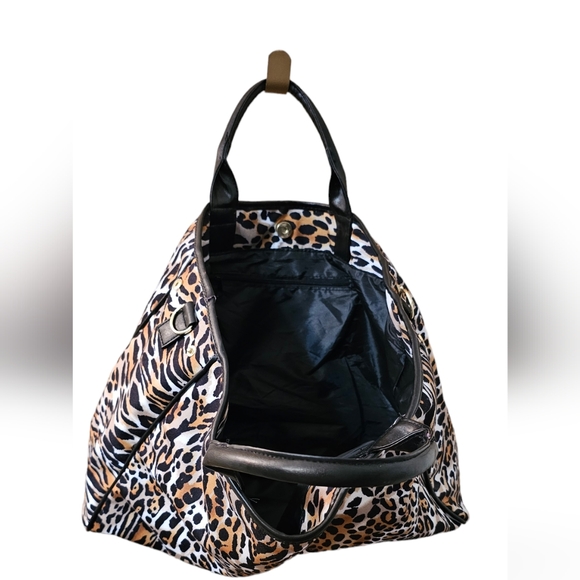Leopard color print tote bag - Picture 5 of 6